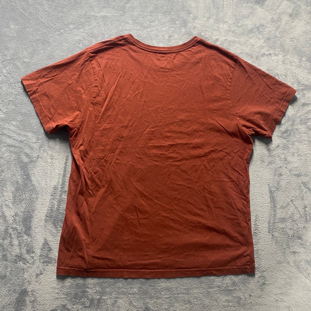 Hurley Graphic T-Shirt Mens XL Rust Orange Good Retro Sunset Wave Surf Tee - Picture 2 of 10